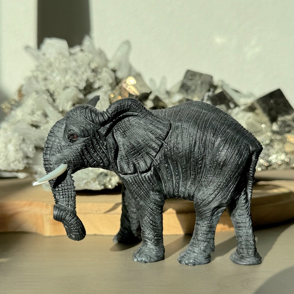 Hand-Carved Elephant
